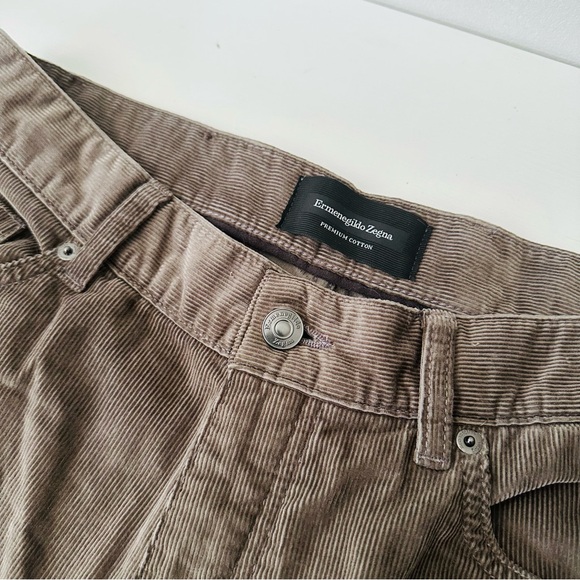 ZEGNA - Slim-Fit Straight-Leg Cotton-Blend Corduroy Trousers - Picture 7 of 9
